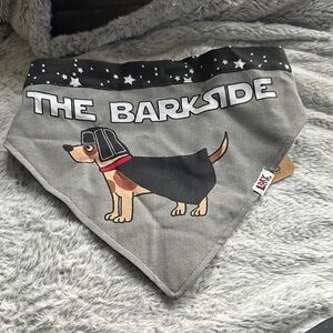 Lazy One Black and White Star Pet Bandana